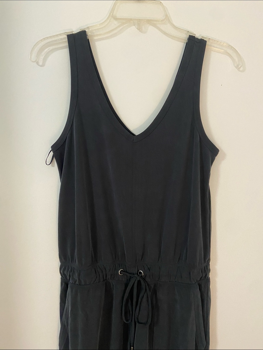 Lou & Grey Gray V-Neck Sleeveless Jumpsuit - Picture 3 of 8